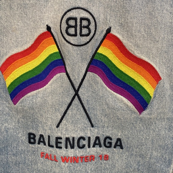 Balenciaga denim jaket  good condition - Picture 7 of 10